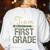 Team First Grade Camo 1st Grade Teacher Camouflage Women's Sweatshirt Back Print White Team First Grade Camo 1st Grade Teacher Camouflage Women's Sweatshirt Back Print White