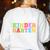 Team Kindergarten Shirt Boy Girl Teacher Graduation Women's Sweatshirt Back Print White