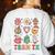 Team TK Teacher Christmas Groovy Smile Face Girl Boy Kid TK Women's Sweatshirt Back Print White Team TK Teacher Christmas Groovy Smile Face Girl Boy Kid TK Women's Sweatshirt Back Print White