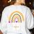 Team TK Transitional Kindergaten TK Crew Squad Teacher Kids Women's Sweatshirt Back Print White Team TK Transitional Kindergaten TK Crew Squad Teacher Kids Women's Sweatshirt Back Print White