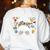 Technology Teacher Messy Bun Technology Teaching Women's Sweatshirt Back Print White Technology Teacher Messy Bun Technology Teaching Women's Sweatshirt Back Print White