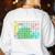 Tell Me About It Speech Language Pathology AAC Sped Teacher Women's Sweatshirt Back Print White Tell Me About It Speech Language Pathology AAC Sped Teacher Women's Sweatshirt Back Print White