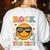 Test Day Rock The Test Teacher Testing Day You Got This Women's Sweatshirt Back Print White Test Day Rock The Test Teacher Testing Day You Got This Women's Sweatshirt Back Print White