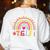 TGIF Teacher Appreciation Alphabet Thank God It's Friday For Men Women Girls Kids Women's Sweatshirt Back Print White TGIF Teacher Appreciation Alphabet Thank God It's Friday For Men Women Girls Kids Women's Sweatshirt Back Print White