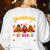 Thankful For My 1st Grade Turkeys Thanksgiving Teacher Fall Women's Sweatshirt Back Print White