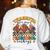 Thankful For My Preschool Turkeys Thanksgiving Teacher Fall Women's Sweatshirt Back Print White