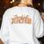 Thankful Teacher Autumn Fall Teacher Thanksgiving Youth Women's Sweatshirt Back Print White Thankful Teacher Autumn Fall Teacher Thanksgiving Youth Women's Sweatshirt Back Print White