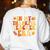 In My Thankful Teacher Era Autumn Thanksgiving Fall Season Women's Sweatshirt Back Print White In My Thankful Teacher Era Autumn Thanksgiving Fall Season Women's Sweatshirt Back Print White