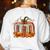 Thanksgiving Book Pumpkin Reading Teachers Fall Lovers Boys Women's Sweatshirt Back Print White Thanksgiving Book Pumpkin Reading Teachers Fall Lovers Boys Women's Sweatshirt Back Print White
