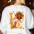 Thanksgiving Love Pre-K Teacher Turkey Autumn Fall For Men Women Girls Kids Women's Sweatshirt Back Print White