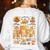 Thanksgiving One Thankful Art Teacher Fall Groovy Men Women Women's Sweatshirt Back Print White Thanksgiving One Thankful Art Teacher Fall Groovy Men Women Women's Sweatshirt Back Print White