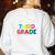 Third Grade Crew First Day Of School 3rd Grade Teacher Women's Sweatshirt Back Print White