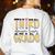 Third Grade Dream Team Back To School 3rd Grade Teacher Women's Sweatshirt Back Print White