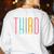 Third Grade Girls Boys Teacher Team 3rd Grade Squad Women's Sweatshirt Back Print White Third Grade Girls Boys Teacher Team 3rd Grade Squad Women's Sweatshirt Back Print White