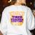 This Is My Tired Teacher Costume Halloween Teachers Women's Sweatshirt Back Print White This Is My Tired Teacher Costume Halloween Teachers Women's Sweatshirt Back Print White