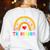 TK And Kinder Crew TK Teacher Transitional Kindergarten PreK Women's Sweatshirt Back Print White