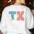 TK Team Back To School Teachers Students Team TK Women's Sweatshirt Back Print White TK Team Back To School Teachers Students Team TK Women's Sweatshirt Back Print White