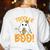 Toddler Boo Crew Babysitters Daycare Teacher Halloween Party Women's Sweatshirt Back Print White Toddler Boo Crew Babysitters Daycare Teacher Halloween Party Women's Sweatshirt Back Print White