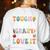 Tough Enough To Be a Paraprofessional Groovy Sped Teacher Women's Sweatshirt Back Print White Tough Enough To Be a Paraprofessional Groovy Sped Teacher Women's Sweatshirt Back Print White