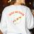 Trick Or Teach Groovy Retro Ghost Halloween Teacher Kids Women's Sweatshirt Back Print White Trick Or Teach Groovy Retro Ghost Halloween Teacher Kids Women's Sweatshirt Back Print White