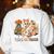 Trick Or Teach Groovy Teacher Halloween Floral Ghost Women's Sweatshirt Back Print White Trick Or Teach Groovy Teacher Halloween Floral Ghost Women's Sweatshirt Back Print White