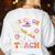 Trick Or Teach Groovy Teacher Halloween Retro Ghost Women's Sweatshirt Back Print White Trick Or Teach Groovy Teacher Halloween Retro Ghost Women's Sweatshirt Back Print White