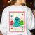 Trick Or Teach Neon Ghost Flower Teacher Spooky Halloween Women's Sweatshirt Back Print White Trick Or Teach Neon Ghost Flower Teacher Spooky Halloween Women's Sweatshirt Back Print White