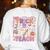 Trick Or Teach Retro Halloween Teacher Look Women's Sweatshirt Back Print White Trick Or Teach Retro Halloween Teacher Look Women's Sweatshirt Back Print White