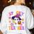 Trick Or Teach Spooky Teacher Ghost Halloween Teacher Women's Sweatshirt Back Print White