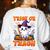 Trick Or Teach Teacher Halloween Ghost Pencil Floral Women's Sweatshirt Back Print White Trick Or Teach Teacher Halloween Ghost Pencil Floral Women's Sweatshirt Back Print White