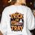 Trick Or Tray Halloween Cafeteria Teacher School Women's Sweatshirt Back Print White Trick Or Tray Halloween Cafeteria Teacher School Women's Sweatshirt Back Print White