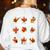 Turkey Squad Music Note Music Teacher Thanksgiving Women's Sweatshirt Back Print White Turkey Squad Music Note Music Teacher Thanksgiving Women's Sweatshirt Back Print White