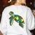 Turtle Puzzle Pieces For Autism Awareness Kids Women Teacher Women's Sweatshirt Back Print White