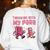 Twinning With My Para Teacher Matching Paraprofessional 70s For Men Women Women's Sweatshirt Back Print White Twinning With My Para Teacher Matching Paraprofessional 70s For Men Women Women's Sweatshirt Back Print White