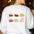 Types Of Pie Pi Day Math Teacher Geek 314 Math Pun Women's Sweatshirt Back Print White Types Of Pie Pi Day Math Teacher Geek 314 Math Pun Women's Sweatshirt Back Print White