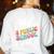 Never Underestimate a Public School Teacher Public Education Women's Sweatshirt Back Print White Never Underestimate a Public School Teacher Public Education Women's Sweatshirt Back Print White