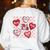 Valentine You Are Loved Worthy Enough Candy Heart Teacher For Men Women Girls Kids Women's Sweatshirt Back Print White Valentine You Are Loved Worthy Enough Candy Heart Teacher For Men Women Girls Kids Women's Sweatshirt Back Print White