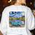 Van Go Retro Vanlife Art Teacher Women's Sweatshirt Back Print White Van Go Retro Vanlife Art Teacher Women's Sweatshirt Back Print White