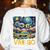 Van Go Vanlife Accessories Artist Art Teacher Women's Sweatshirt Back Print White Van Go Vanlife Accessories Artist Art Teacher Women's Sweatshirt Back Print White