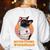 Vintage Boston Terrier Grandma Wear Sunglasses Dog Lover Men Women Girls Kids Women's Sweatshirt Back Print White