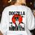 Vintage Japanese Dogzilla Boston Terrier Women's Sweatshirt Back Print White