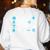 Vintage Math Teacher Saying Women's Sweatshirt Back Print White