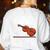 Violin Player Costume For Men Women Violin Teacher Violinist Women's Sweatshirt Back Print White