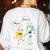 Wait What English Teacher Grammar Police Grammarian Women's Sweatshirt Back Print White
