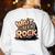 Wait I See A Rock Geology Teacher Women's Sweatshirt Back Print White