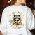 Weird Teachers Build Character Raccoon Colourful Floral Women's Sweatshirt Back Print White Weird Teachers Build Character Raccoon Colourful Floral Women's Sweatshirt Back Print White