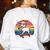 Weird Teachers Build Character Teacher Women's Sweatshirt Back Print White Weird Teachers Build Character Teacher Women's Sweatshirt Back Print White
