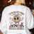 You Make The Whole Class Shimmer Teacher Era Back To School Women's Sweatshirt Back Print White