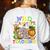 Wild About Teaching Safari Jungle School Teacher Women's Sweatshirt Back Print White Wild About Teaching Safari Jungle School Teacher Women's Sweatshirt Back Print White