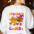 Will Trade Students For Candy Teacher Halloween Women's Sweatshirt Back Print White Will Trade Students For Candy Teacher Halloween Women's Sweatshirt Back Print White